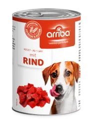 arriba mit Rind für Hunde 6 x 400 g