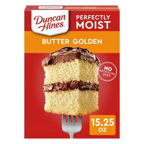 Duncan Hines Butter Golden Flavored Cake Mix, 15.25 oz.