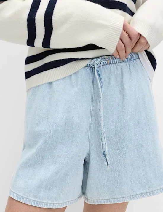 Shorts mit hohem Baumwollanteil