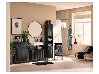 Mueble auxiliar de baño, An 60,4 x Pr 28 x Al 96 cm