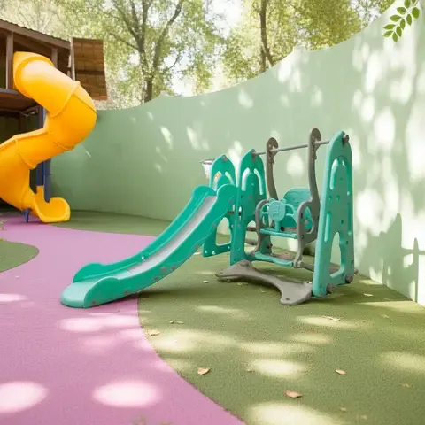 Resbalín 3 en 1 columpio aro de baloncesto (Medium)