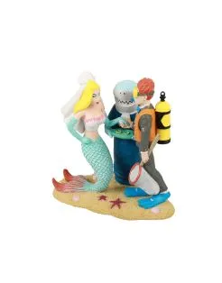 Aqua Della Scuba Wedding - Ornament - 12x10x12 cm