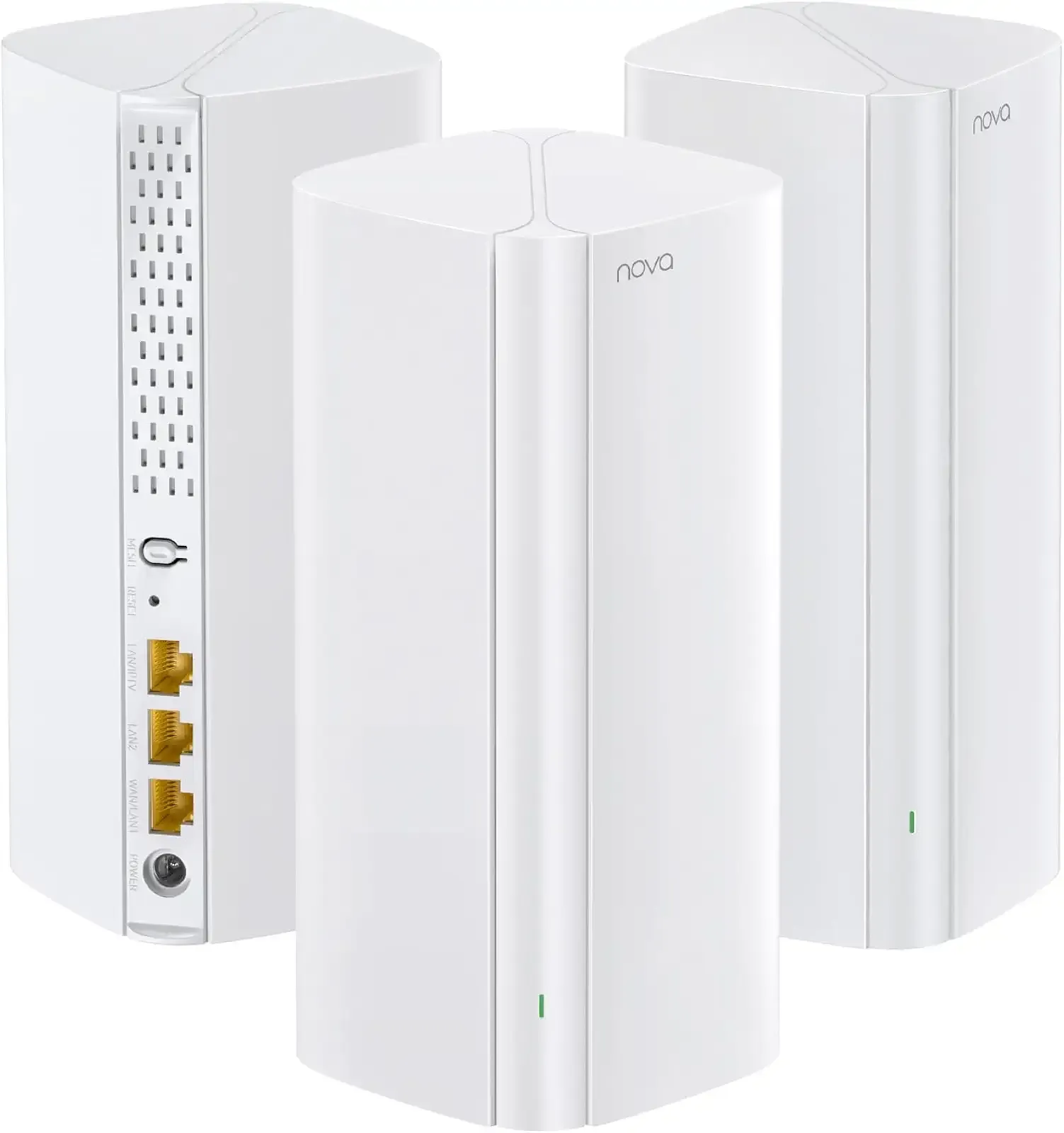Tenda AX3000 WiFi 6 Mesh System Nova MX12– Whole Home Mesh WiFi Coverage up to 7,000 sq. ft., Dual-Band WiFi Mesh Network for 160+ Devices, Fast & Stable, Replaces Wireless Router (3-Pack)