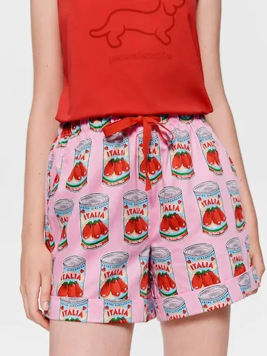 Italian Canned Tomato 100% Cotton Boyshort