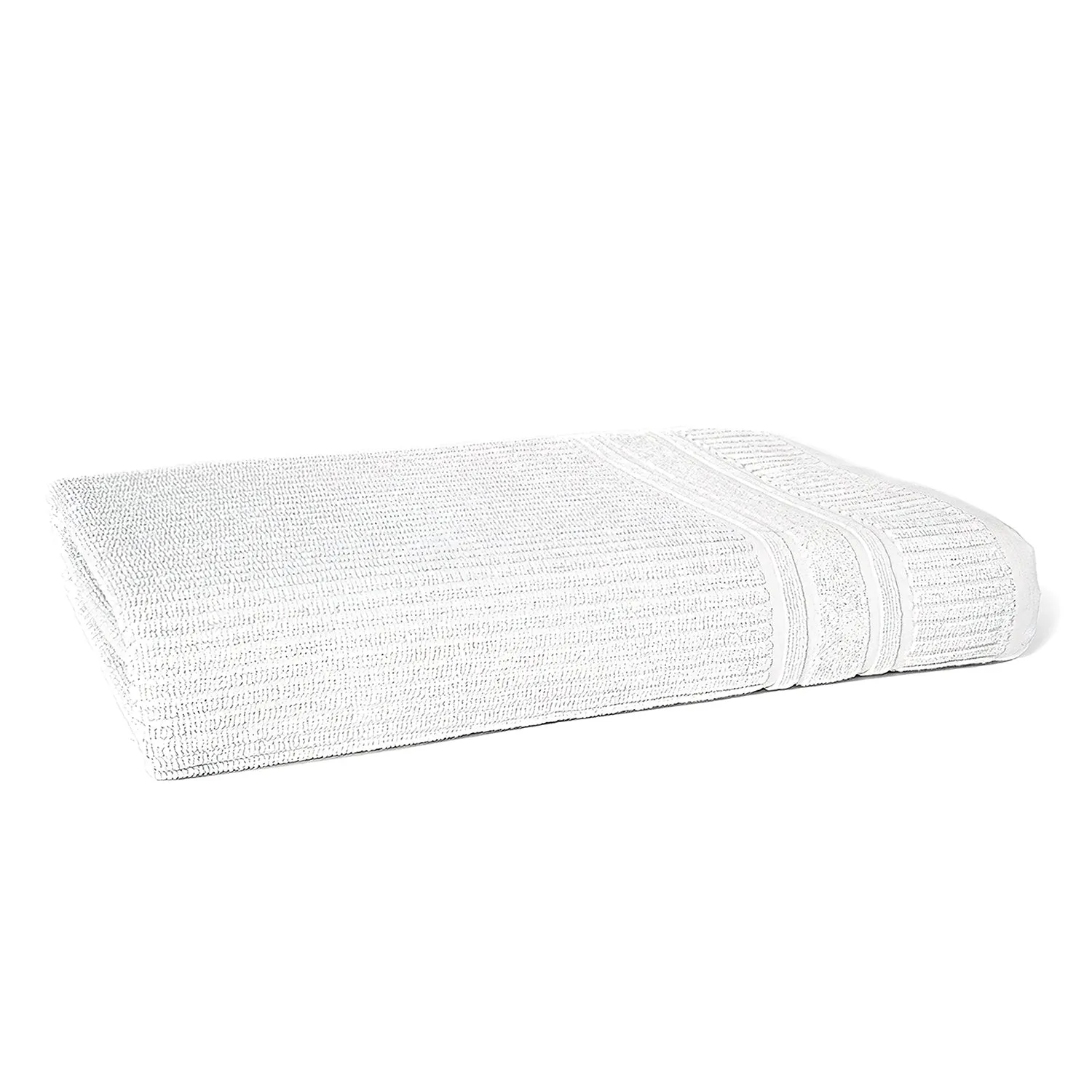 Asciugamano in Cotone Spugna Stripe Bianco 60x100 cm