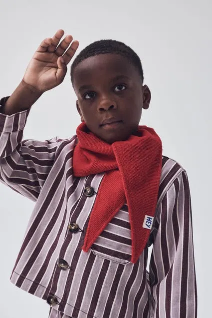 Kids driehoeksjaal met label
