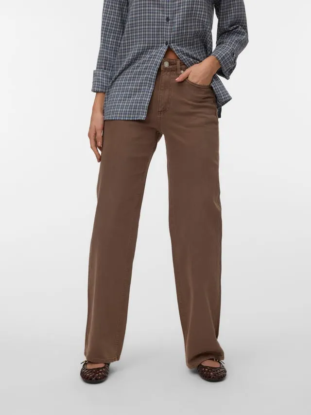VMTESSA Høyt snitt Wide Leg Fit Jeans