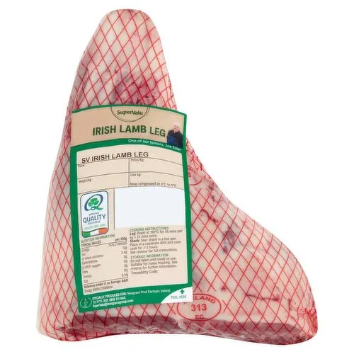 SuperValu Fresh Irish Irish Lamb Leg (1.2 kg) Open Product Description