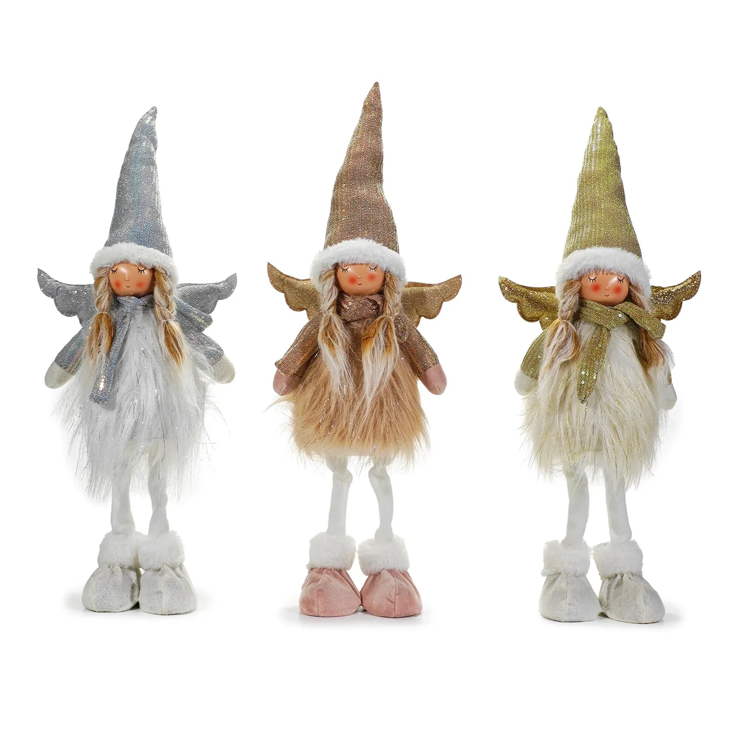 Angelo Decorativo Natalizio h59 cm