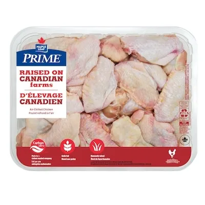Split Chicken Wings, Raised on Canadian Farms, Value Pack