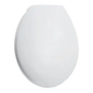 Copriwater Lake ovale dedicato per serie sanitari in duroplast bianco