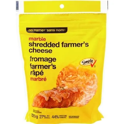 Shredded Farmer's Marble Cheese