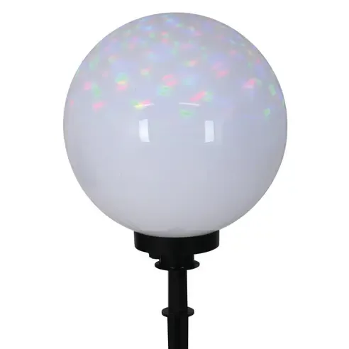 Kugelerdspieß BALL - weiß-schwarz - Ø 30 cm