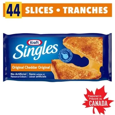 Sponsored Kraft Original Slices 825 g, $1.37/100g