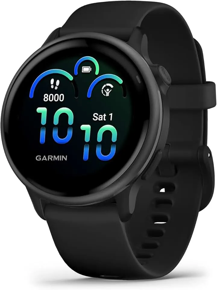 Garmin vívoactive® 6, Health and Fitness GPS Smartwatch, AMOLED Display, Up to 11 Days of Battery, Slate with Black Band