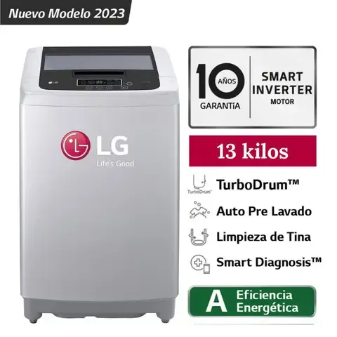 Lavadora WT13DPBK Smart Motion Inverter Carga Superior 13 Kilos