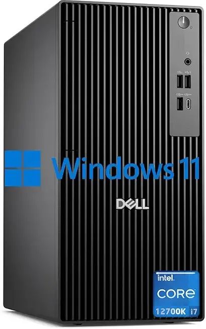 Dell Pro Business Desktop, New OptiPlex Version, Intel I7-12700K(25MB Cache, 12 Core, 20Threads), 32GB DDR5 RAM, 1TB PCIe SSD, Ultra-Quiet Design, Dual 4K Monitor Support, Ethernet, Windows 11Pro
