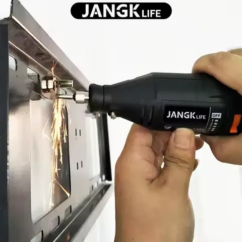 JANGKLIFE 110V 220V Power Tools Electric Mini Drill Grinder Engraver Polisher with Rotary Tools Set Kit