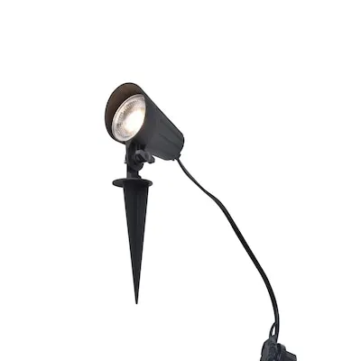 350 -Lumens 4 -Watt Bronze Low voltage Warm White Hardwired LED Flood light