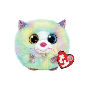 Petite peluche Puffies - Heather le chat multicolore