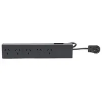 Zapatilla eléctrica 5 tomas 1.5 m negra