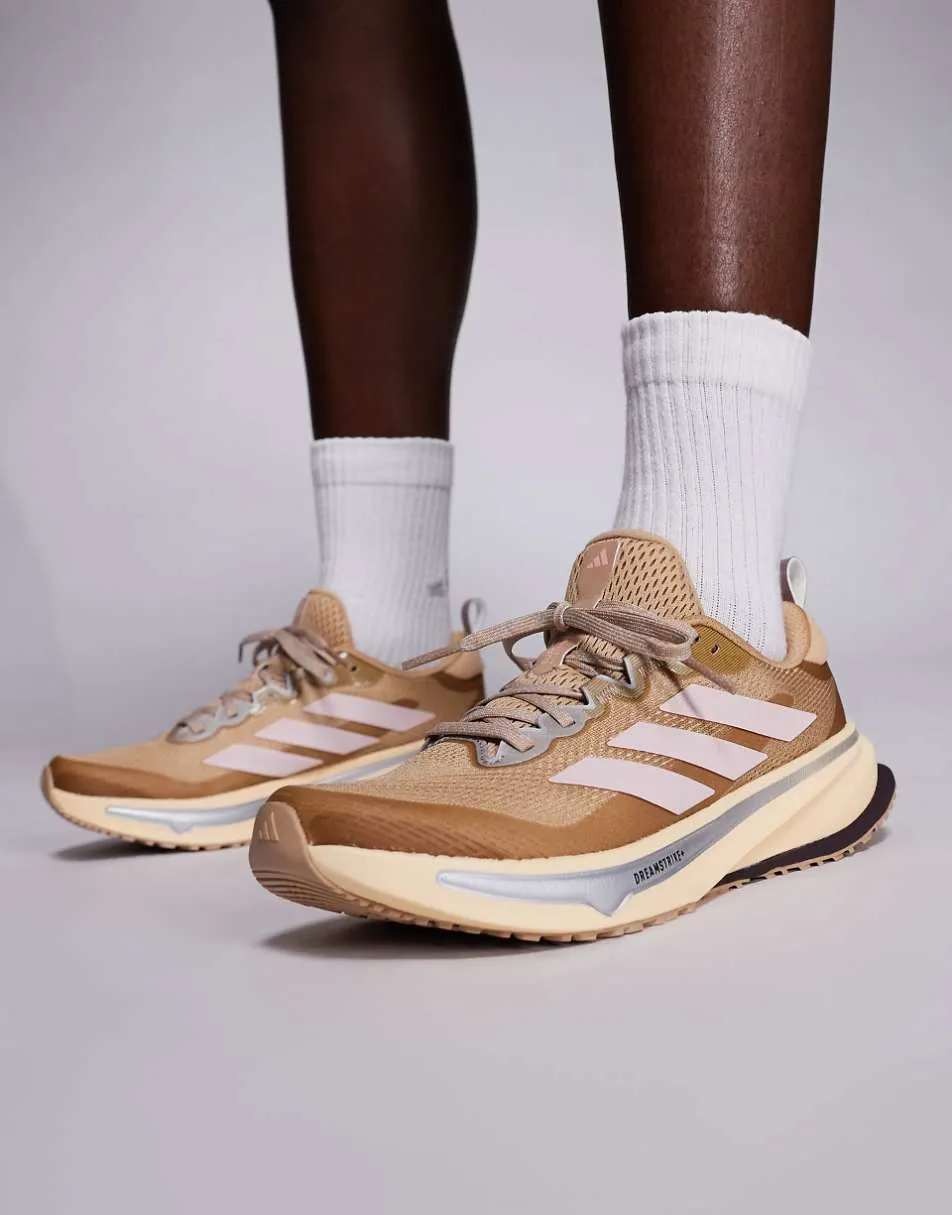 adidas Running Supernova ATR Rise 2 trainers in brown and pink
