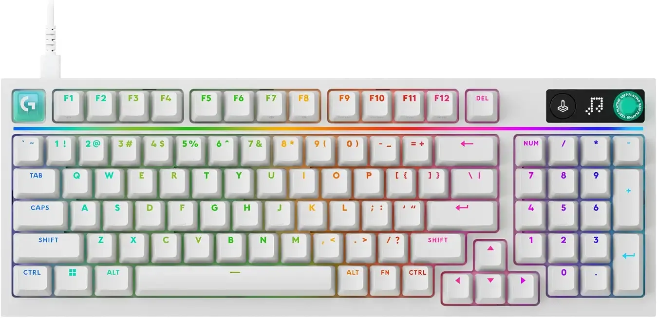 Logitech G316 X 98 MechanicalGaming Keyboard (Tactile) - White