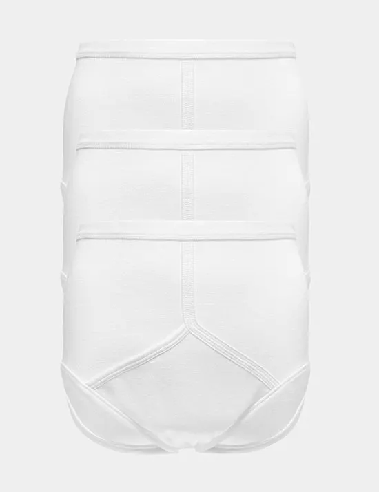 3 Pack Pure Cotton StayNew™ High Waist Briefs