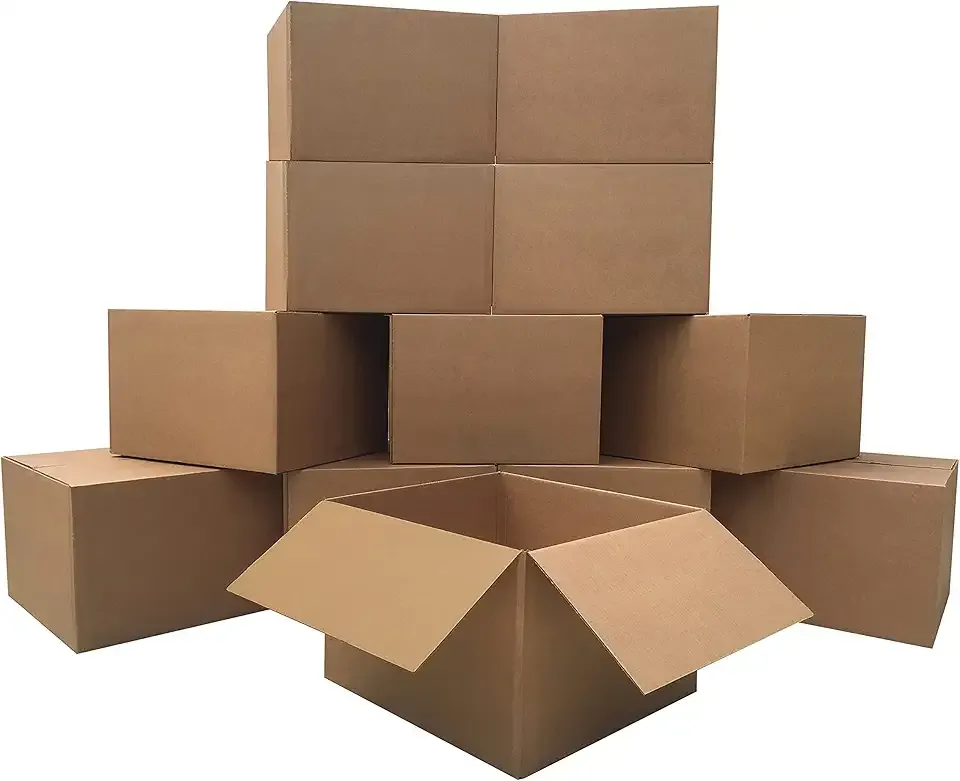 UBOXES Large Moving Boxes 20" x 20" x 15" (Pack of 12)