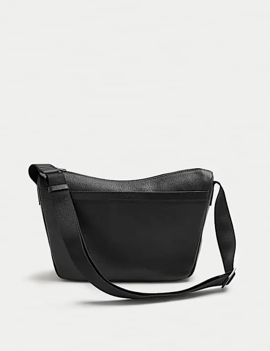 Leather Pebble Grain Cross Body Bag