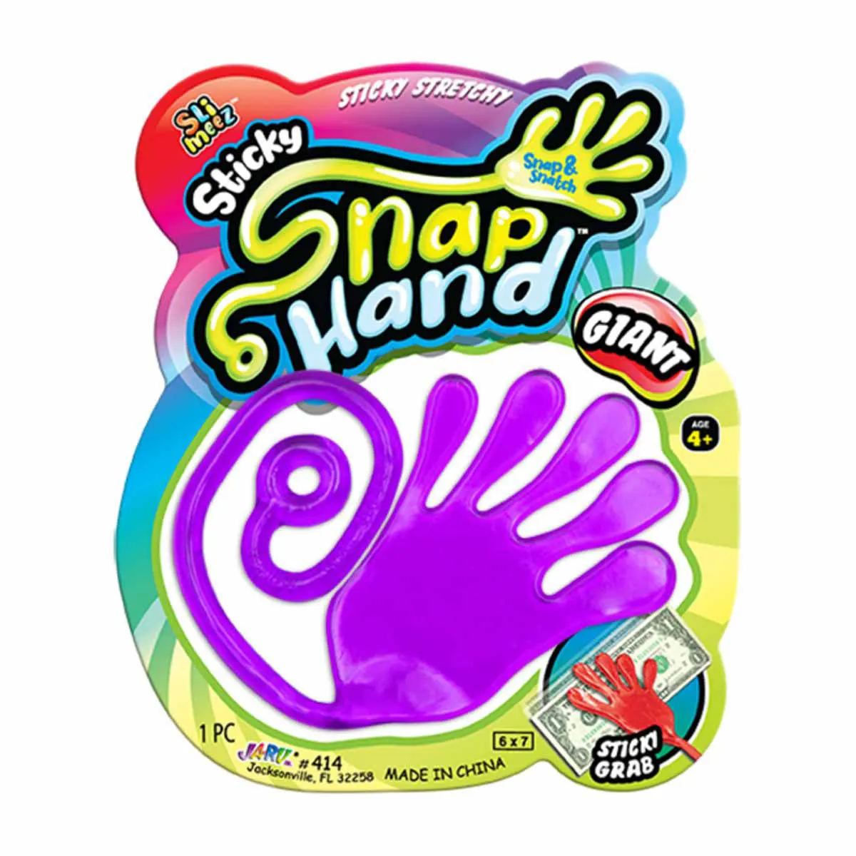 Ja-Ru Slimeez Giant Sticky Snap Hand, 1 ct - Assorted