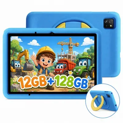 Blackview TabA6Kids 10“ Kinder Tablet, 1280*800, 12+128GB(1TB TF), WiFi 6, Octa Core Tablet für Kinder, Widevine L1, 5100mAh, BT 5.2, Elternkontrolle