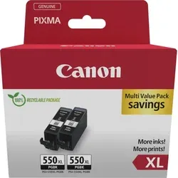 Canon PGI-550 XL PGBK Twin pack, černá, originální
