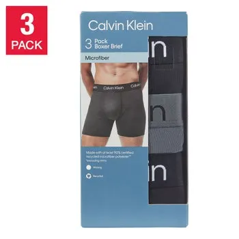 Calvin Klein Men's Boxer Brief, 3-pack