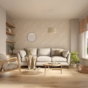 Papel pintado vinilo aplicación cola en pared Naturaleza Ramas 373972 beige, gris, marrón A.S. CREATION 53cmx10.05m superlavable apto para cocinas o baños