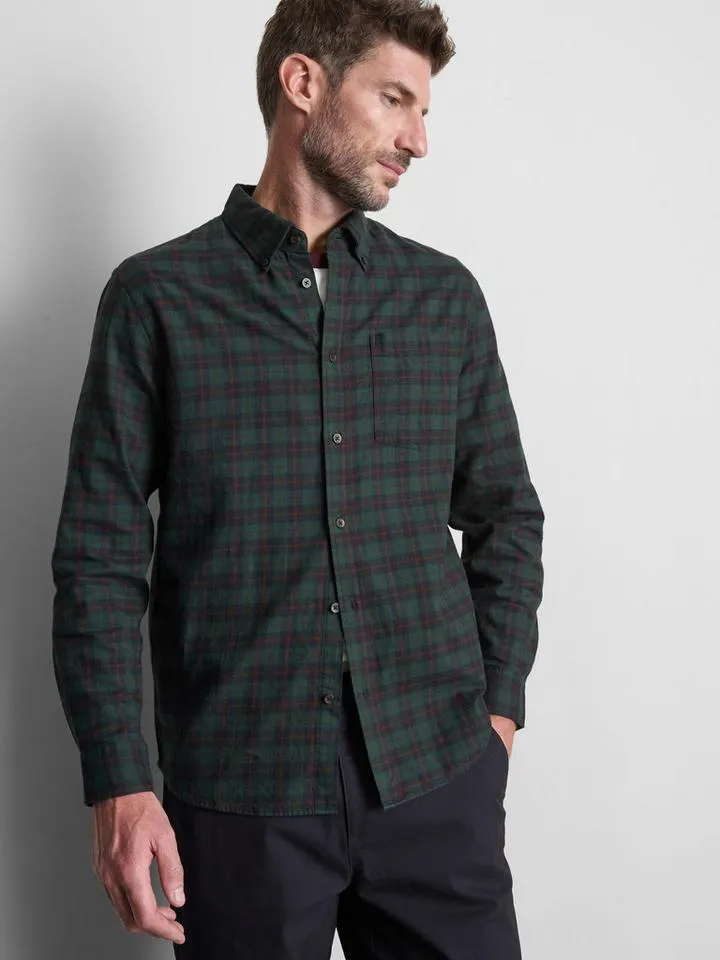 Chemise en pur coton à carreaux