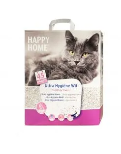Happy Home Ultra Hygiëne Wit - Kattenbakvulling - 10 l