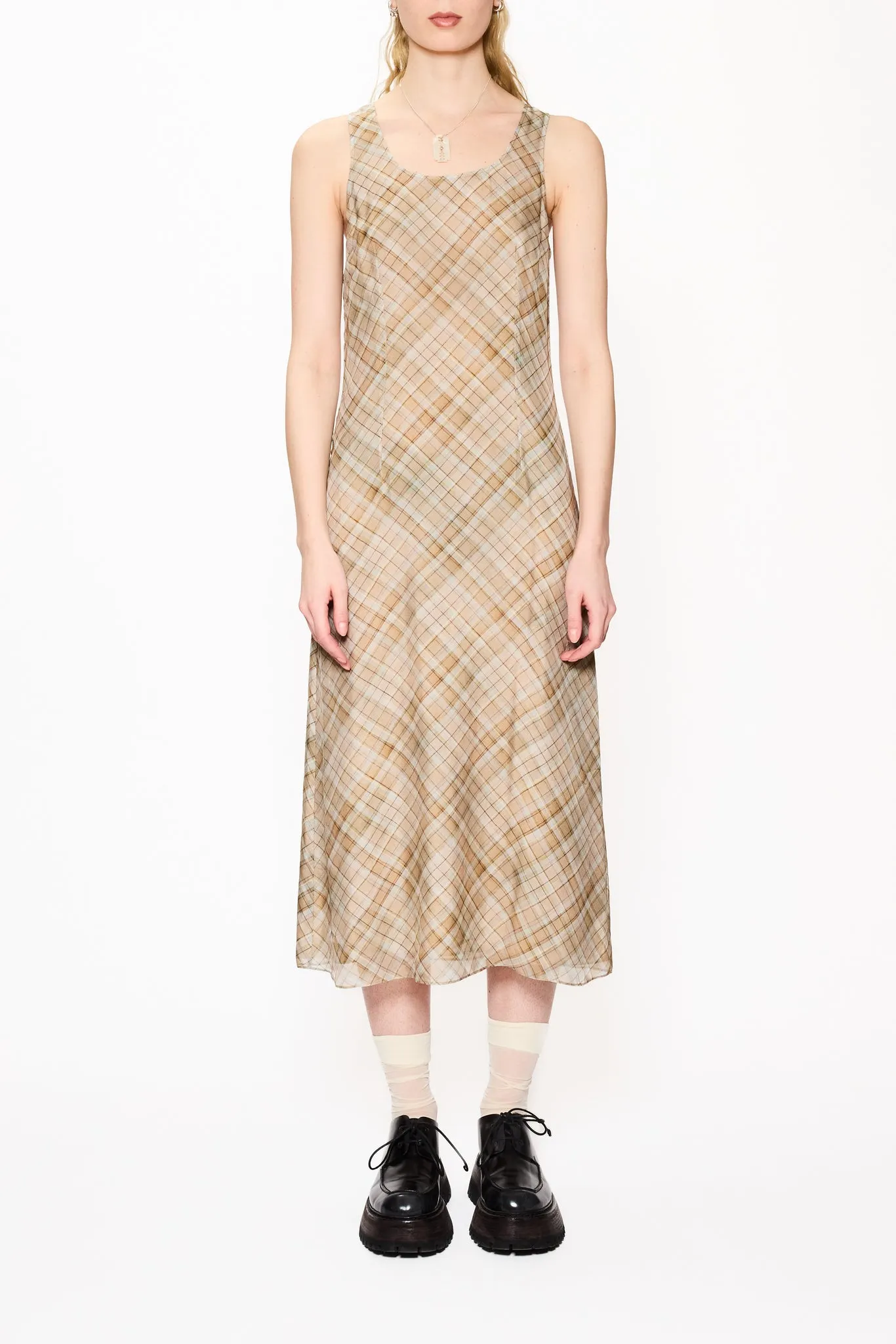 Checked Dress