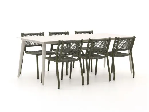 Manifesto Misurina/Sora 220cm dining tuinset 7-delig