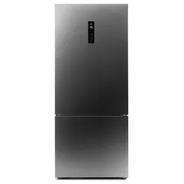 Kogan 416L Bottom Mount Fridge (Dark Stainless Steel)