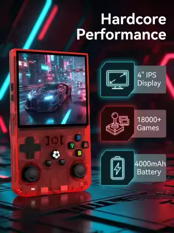 AISLPC R36MAX Retro Handheld Video Game Console 4.0 Inch IPS Screen Portable Pocket Video Player Plug and Play Games Kids Gifts