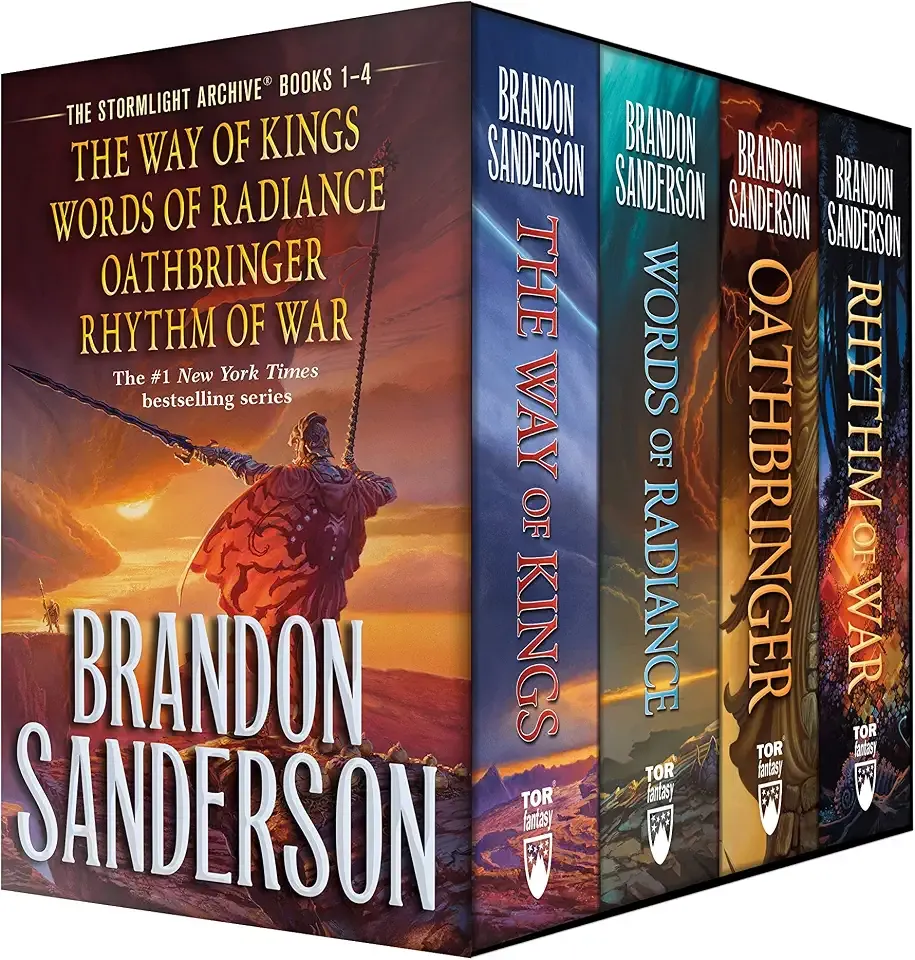 Stormlight Archives HC Box Set 1-4: The Way of Kings, Words of Radiance, Oathbringer, Rhythm of War