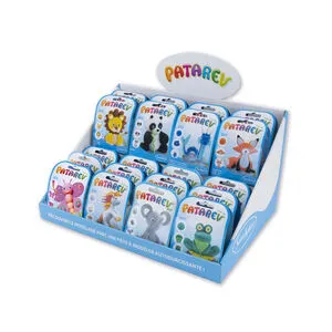 Set créatif Animal avec pâte à modeler autodurcissante (modèle aléatoire)