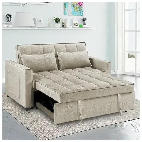Sofa Cama 77x135x93 cm Beige
