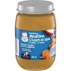 Mealtime Purée Turkey And Veggies Jar