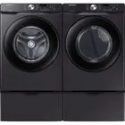Samsung 4.5 Cu. Ft. Front Load Brushed Black Electric Washer with Vibration Reduction Technology+