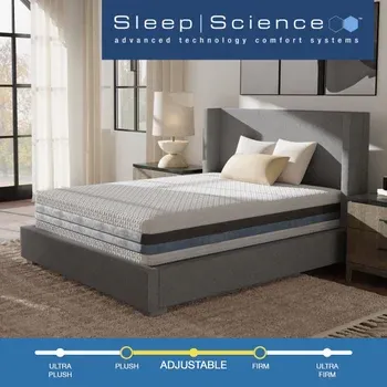 Sleep Science 12" iFlip Sonoma Dual Comfort Memory Foam Mattress