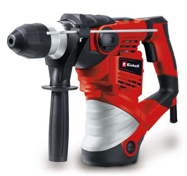 Trapano a percussione Einhell TH-RH 1600 (1600 W, mandrino SDS Plus, testa robusta in alluminio, fornito in valigetta)