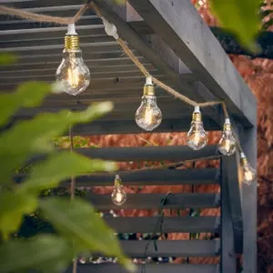 Guirnalda LED INSPIRE Minta cuerda 10 luces regulable 3 intensidades con mando