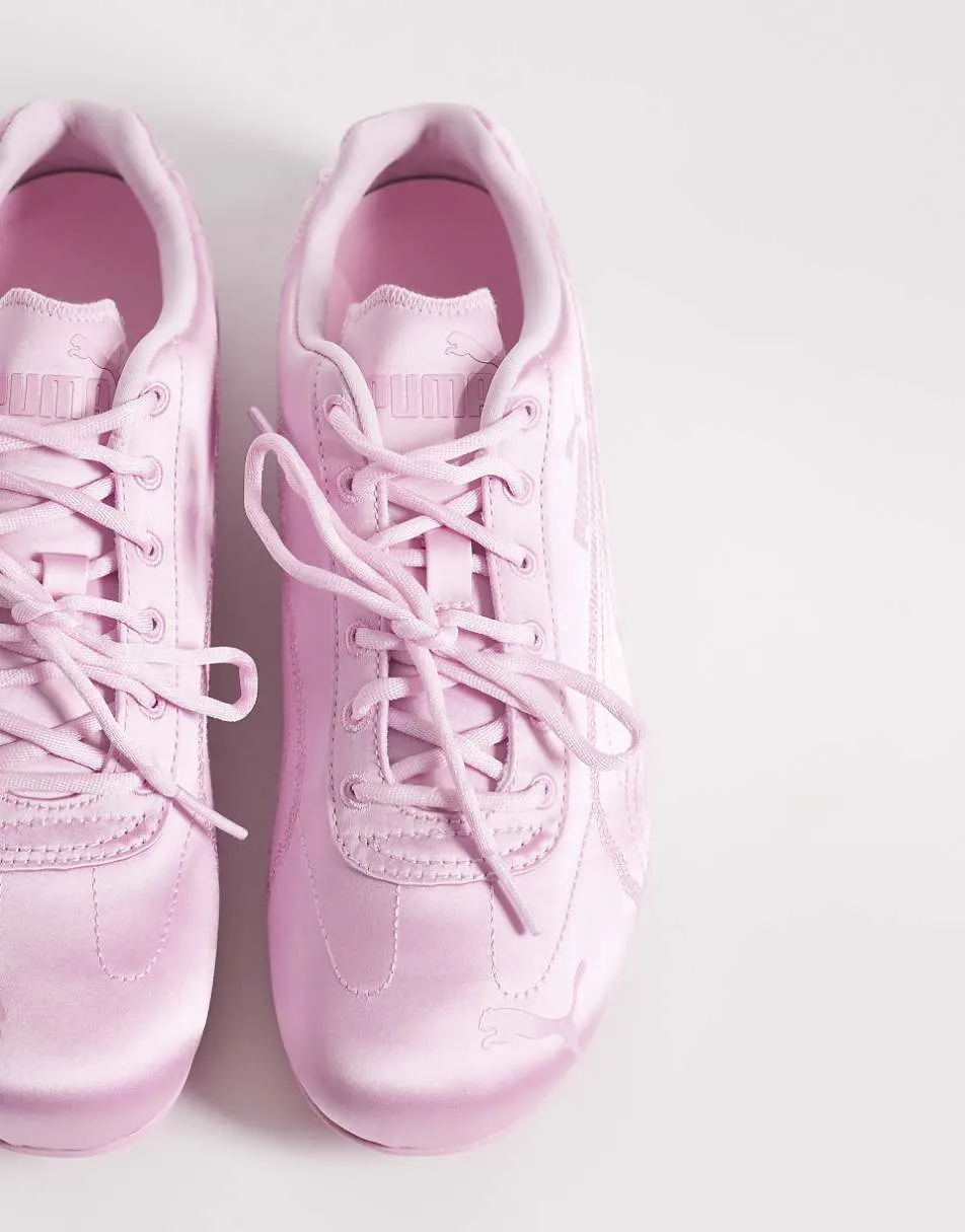 Puma Speedcat satin trainers in pink